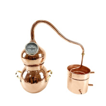 5L lavender rose water jasmine stove/ induction cooker used herb  distiller mini red copper alembic distiller for essential oil